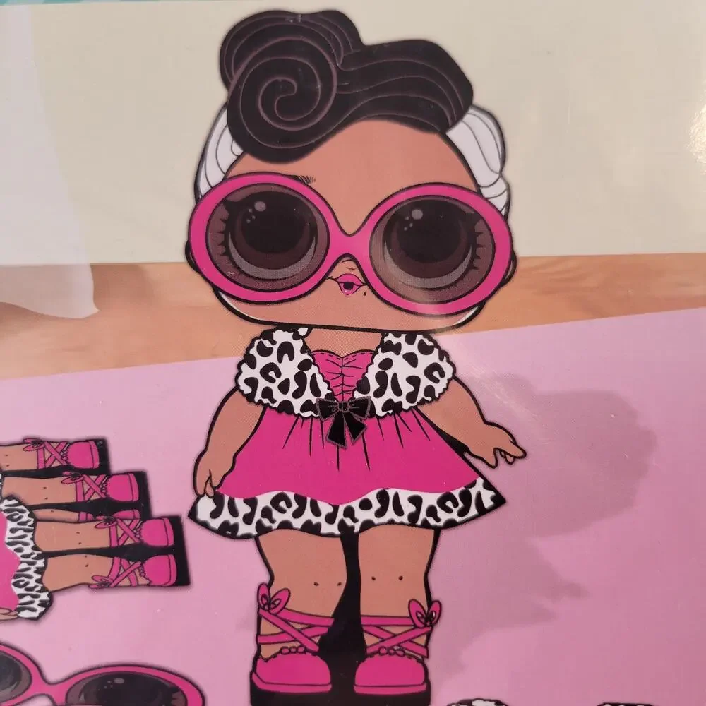 LOL Surprise Craft Kits Set of 8 Girl Party Favor DIY Dress Up Cardboard